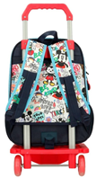 MOCHILA ADAP. C/CARRO 38CM. MICKEY BE COOL