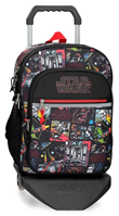 MOCHILA ADAP.40CM.2C.C/CARRO STAR WARS GALACTIC TEAM