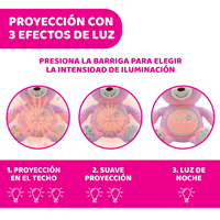 PROYECTOR BABY BEAR ROSA