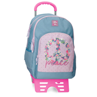 MOCHILA ADAP.44CM 2C.C/CARRO ROLL ROAD PEACE