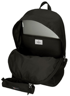 MOCHILA PORTAORDENADOR + PORTATODO PJL ARIS EVERGREEN NEGRO