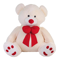 Peluche oso huellas 85 cm.  8