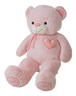 OSO VALENTIN ROSA   55 CM
