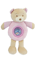 SONAJERO BOLITA 25 CM OSO LULU ROSA