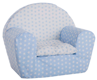 SILLON AZUL ESTRELLAS CON COJIN