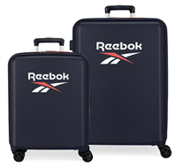 SET 2/TROLLEY ABS 55-70CM.4R.REEBOK ROXBURY MARINO