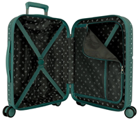 SET 2/TROLLEY ABS 55-70CM.4R.PJL HIGHLIGHT TURQUESA