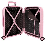 SET 2/TROLLEY ABS 55-70CM.4R.PJL HIGHLIGHT ROSA CLARO