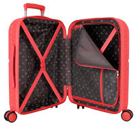 SET 2/TROLLEY ABS 55-70CM.4R.PJL HIGHLIGHT CORAL