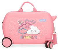 9691023 MALETA INF.ABS 4R DREAMERS ROSA CL 45CM