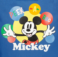 BOLSA VIAJE 40CM.MICKEY PEEK A BOO