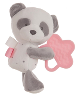 BABY PANDA ROSA CON MORDEDOR 20 CM