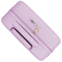 9839121 TROLLEY ABS 55CM.4R. FREE SPIRIT LILA