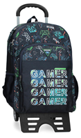 30926T1 MOCHILA ADAP. 44CM 2C. C/CARRO. MOVOM GAME OVER