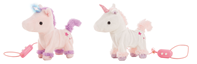 UNICORNI 2 COL SURT. CON LUZ 23 CM