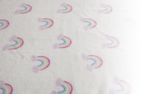 MANTA UNICORNIO 26CM 2 COL. SURT. 90X75cm. CORALINA 240GR.