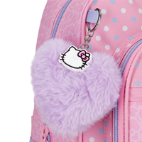 2032141 MOCHILA ADAP.25CM.HELLO KITTY HEARTS & DOTS