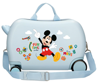 4231011 MALETA INF.ABS 4R.(2 MULTI.) 45CM. MICKEY FUN TIMES
