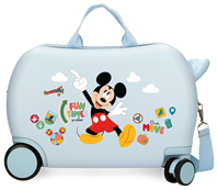 4231011 MALETA INF.ABS 4R.(2 MULTI.) 45CM. MICKEY FUN TIMES