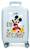 4231311 TROLLEY ABS 50 CM. 4R. MICKEY FUN TIMES AZUL CLARO