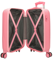 4191312 TROLLEY ABS 50 CM.4R BABY PETS SHEEPS BEARS ROSA