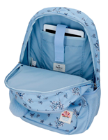 60825V2 MOCHILA ADAP. 44CM 2C. C/CARRO. OLIVIA AZUL CLAROARO
