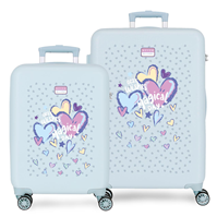 3211441 SET/2 TROLLEY ABS 55-65CM. 4R. BEST WISHES AZUL