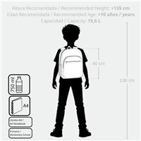 42623V1 MOCHILA ADAP. 40CM. C/CARRO GRAFFITY OF SPIDERMAN