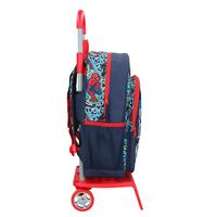 42623V1 MOCHILA ADAP. 40CM. C/CARRO GRAFFITY OF SPIDERMAN