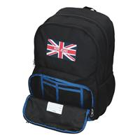 61525V2 MOCHILA ADAP. 46CM 2C. C/CARRO. PJL HENRY NEGRO