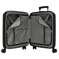 5318661 TROLLEY ABS 55CM. C/EXP. 4R. WOOD NEGRO