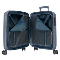 5318663 TROLLEY ABS 55CM. C/EXP. 4R. WOOD PLATA