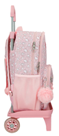 60722V1 MOCHILA ADAP. 40CM 2C. C/CARRO. MIA ROSA CLARO