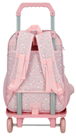 60722V1 MOCHILA ADAP. 40CM 2C. C/CARRO. MIA ROSA CLARO