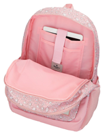 60725V1 MOCHILA ADAP. 44CM 2C. C/CARRO. MIA ROSA CLARO