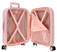 6079541 SET/2 TROLLEY ABS 55-70CM. 4R. MIA ROSA CLARO