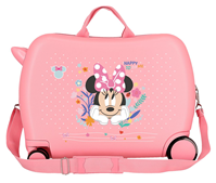 4329811 MALETA INF.ABS 4R.(2 MULTI.) 50CM. MINNIE HAPPY TO BE ME R