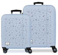 6088942 SET/2 TROLLEY ABS 55-68CM. C/EXP. 4R. OLIVIA AZUL C