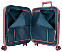 531846D SET/3 TROLLEY ABS 55-68-78CM. C/EXP. 4R. WOOD ROSA