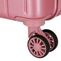 531846D SET/3 TROLLEY ABS 55-68-78CM. C/EXP. 4R. WOOD ROSA
