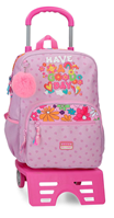 32422T2 MOCHILA ADAP. 38CM. C/CARRO. GOOD DAY