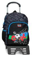 32822T1 MOCHILA ADAP. 40CM. C/CARRO. OFFSIDE NEGRO