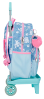 32923V1 MOCHILA ADAP. 38CM. C/CARRO. STITCH HEARTS