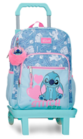 32923V1 MOCHILA ADAP. 38CM. C/CARRO. STITCH HEARTS