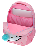 33423V1 MOCHILA ADAP. 42CM 2C. C/CARRO. HELLO KITTY BOWS