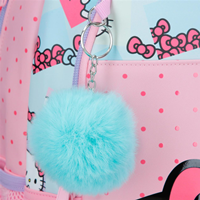 33423V1 MOCHILA ADAP. 42CM 2C. C/CARRO. HELLO KITTY BOWS