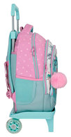 34724V1 MOCHILA ADAP. 42CM 3C. C/CARRO. STITCH LITTLE DESTRUCTION