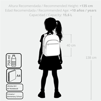 43323V1 MOCHILA ADAP. 40CM. C/CARRO. FROZEN IN THIS TOGETHER
